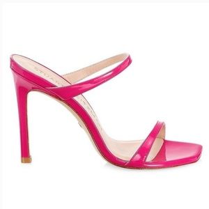 Hot Pink Patent Leather Aleena 75 Sandals
